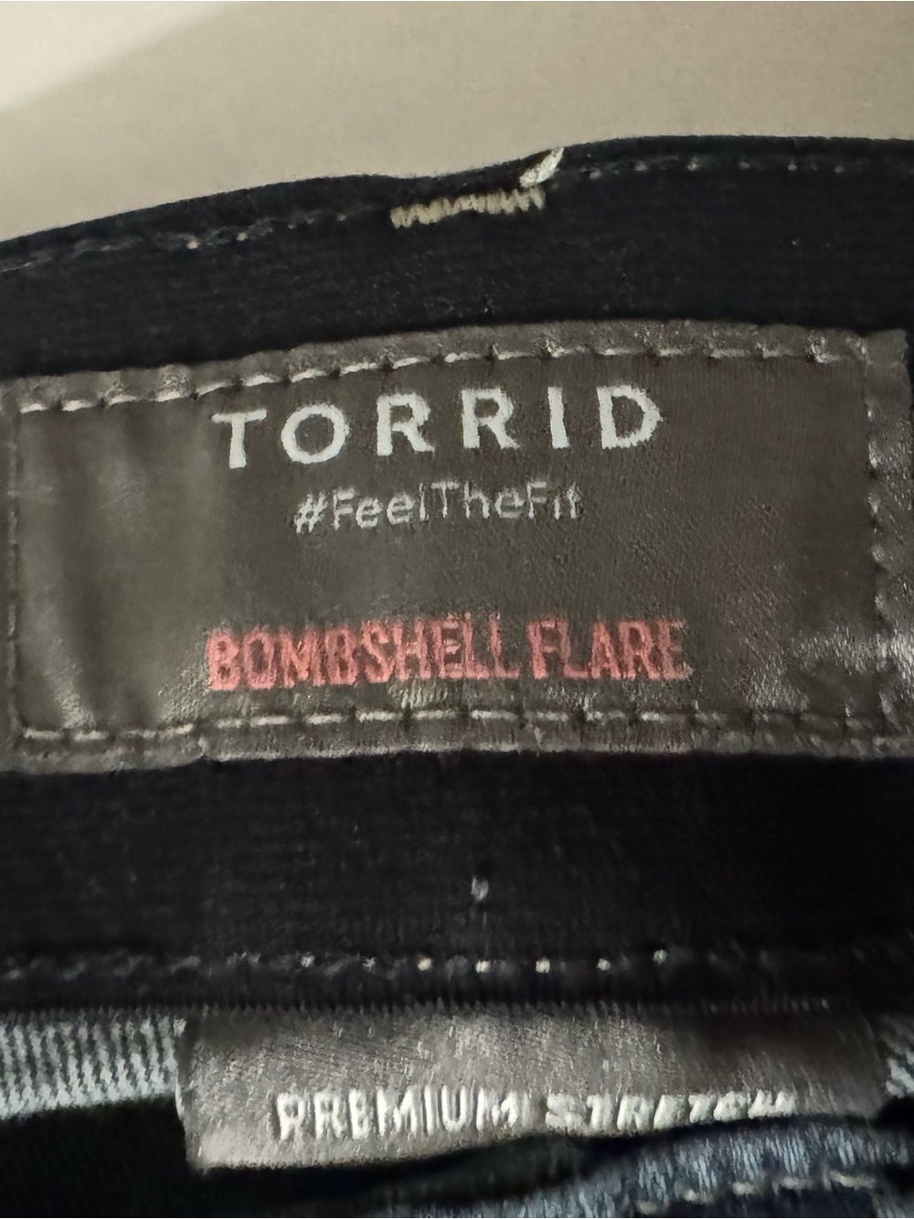 Torrid Dark Blue Wide Leg Flare Jeans |18| - Picture 4 of 10